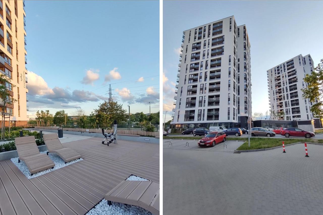 Elegant 3City Apartment With Parking In Gdansk By Noclegi Renters Exterior foto